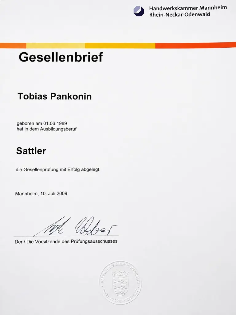 Gesellenbrief